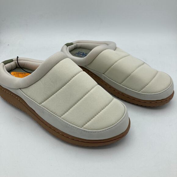 dearfoams Shoes - Dluxe By Dearfoams Women's Slip On Slippers Memory Foam Indoor/Outdoor 5-6